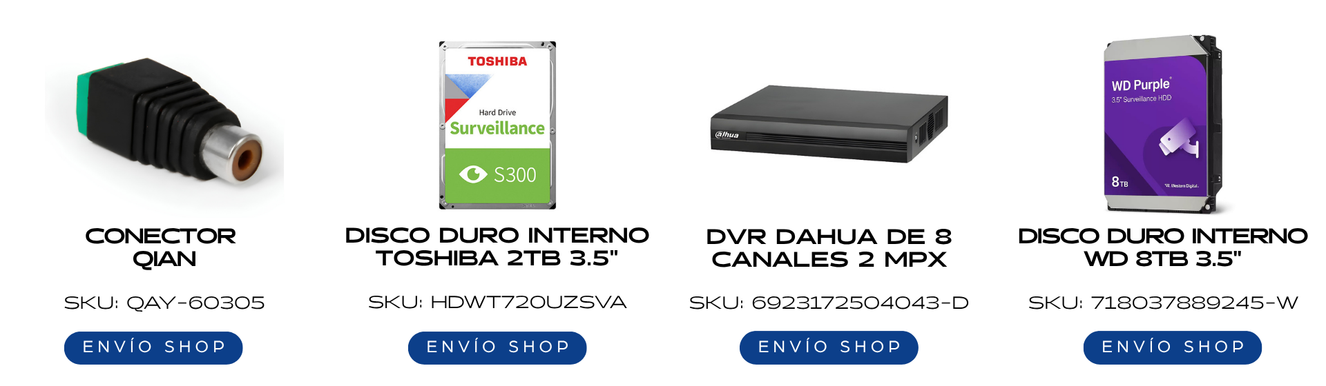Cámaras CCTV analógicas