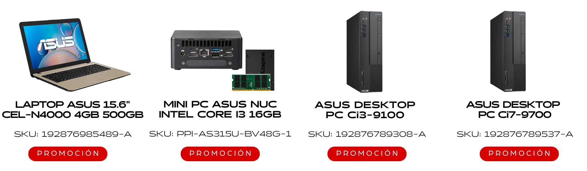Laptops ASUS