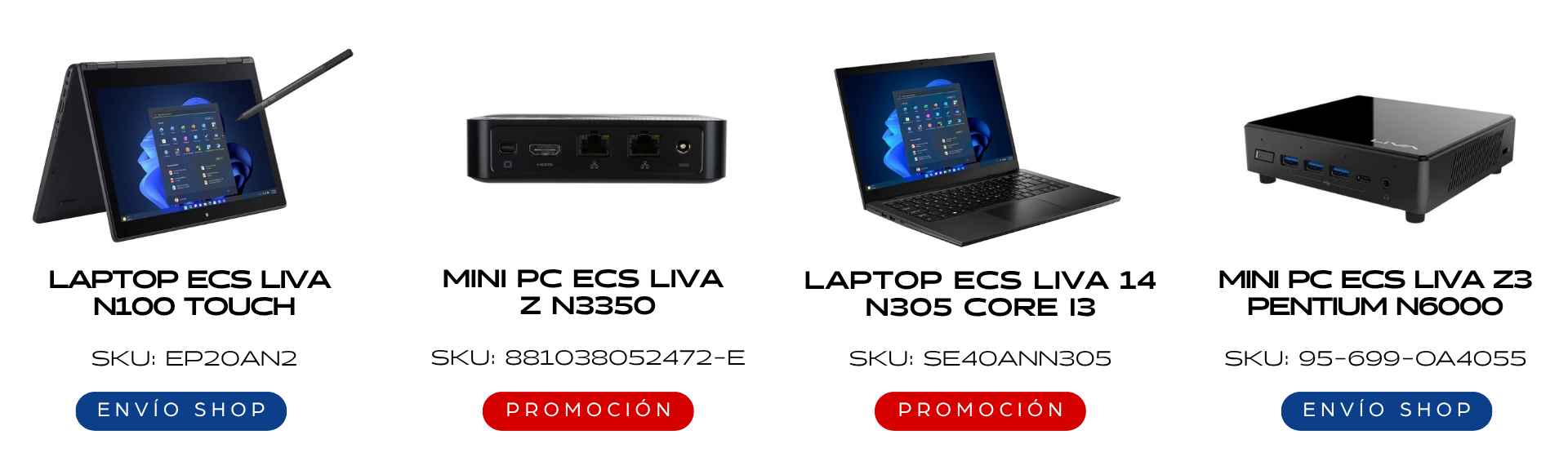 Laptops ECS