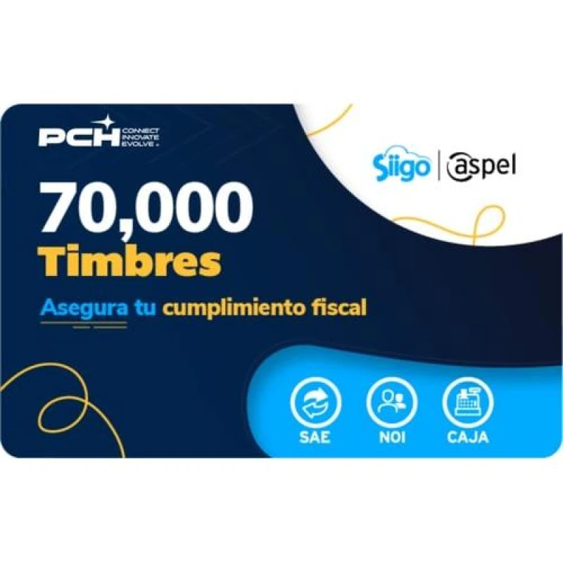 SIIGO ASPEL SELLADO CFDI 70,000 TIMBRES (FACTE/70,000)