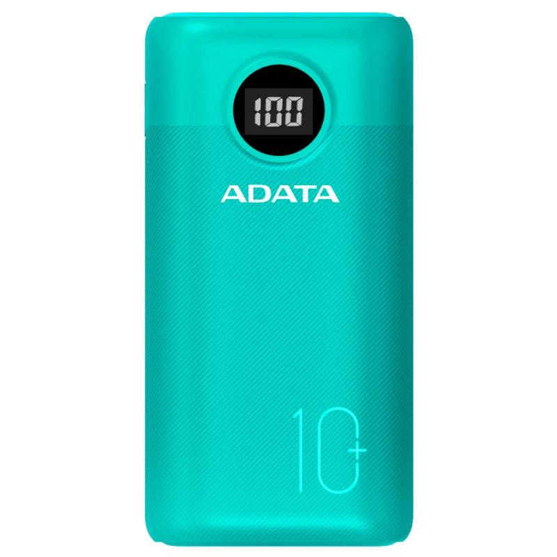 CARGADOR PORTATIL DIG ADATA P10000QCD TIPO C VERDE (AP10000QCD-DGT-CGN