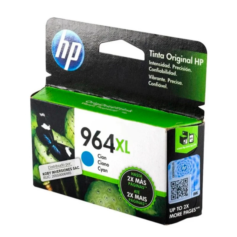 CARTUCHO HP 964XL CIAN DE ALTO RENDIMIENTO 3JA54AL
