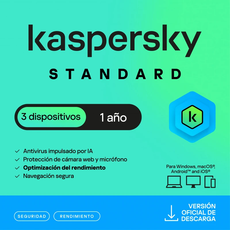 ESD KASPERSKY STANDARD 3DV 1YR (TMKS-452)