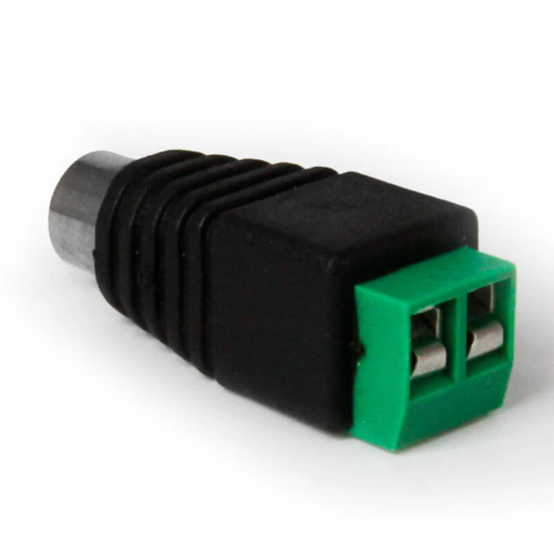 CONECTOR QIAN QAY-60305 CAT5-CAT6 UTP / AUDIO /RCA HEMBRA /VIDEO / P-CCTV