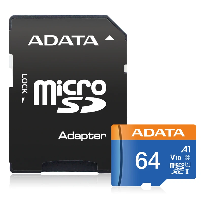 MEMORIA MICRO SDXC ADATA 64GB UHS-I CL10 A1 (AUSDX64GUICL10A1-RA1)