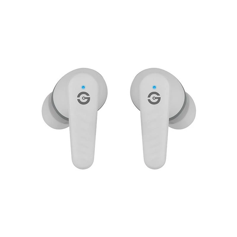 AUDIFONOS EARBUD GETTTECH BLUETOOTH WHITE/GRAY GUE-T8PBL-WG